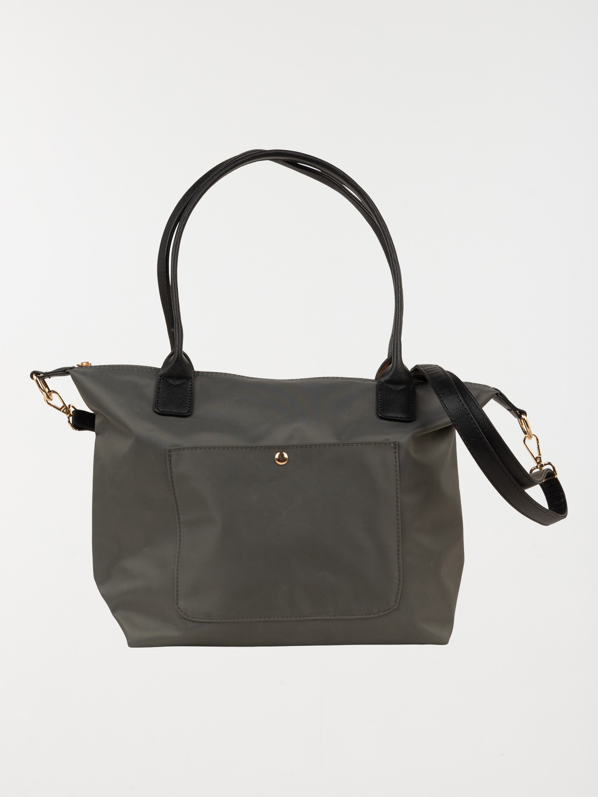 Sac à main bi-matière femme
