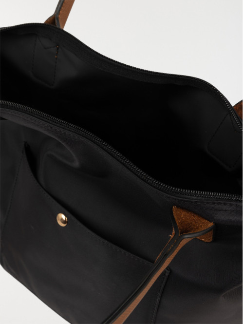 Sac à main bi-matière femme