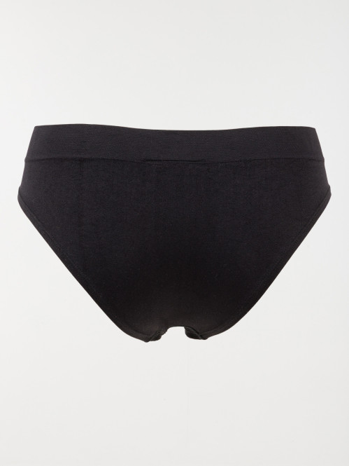 Slip midi seamless noir femme