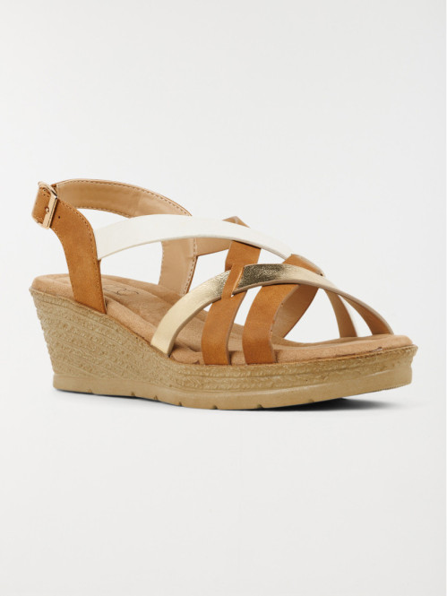 Sandales compensées femme...