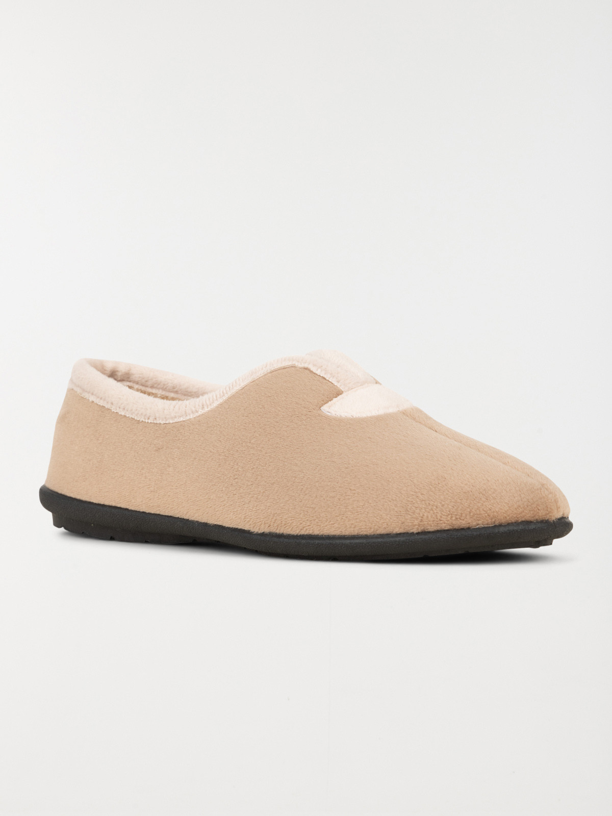 Pantoufles femme coloris camel (37-42)