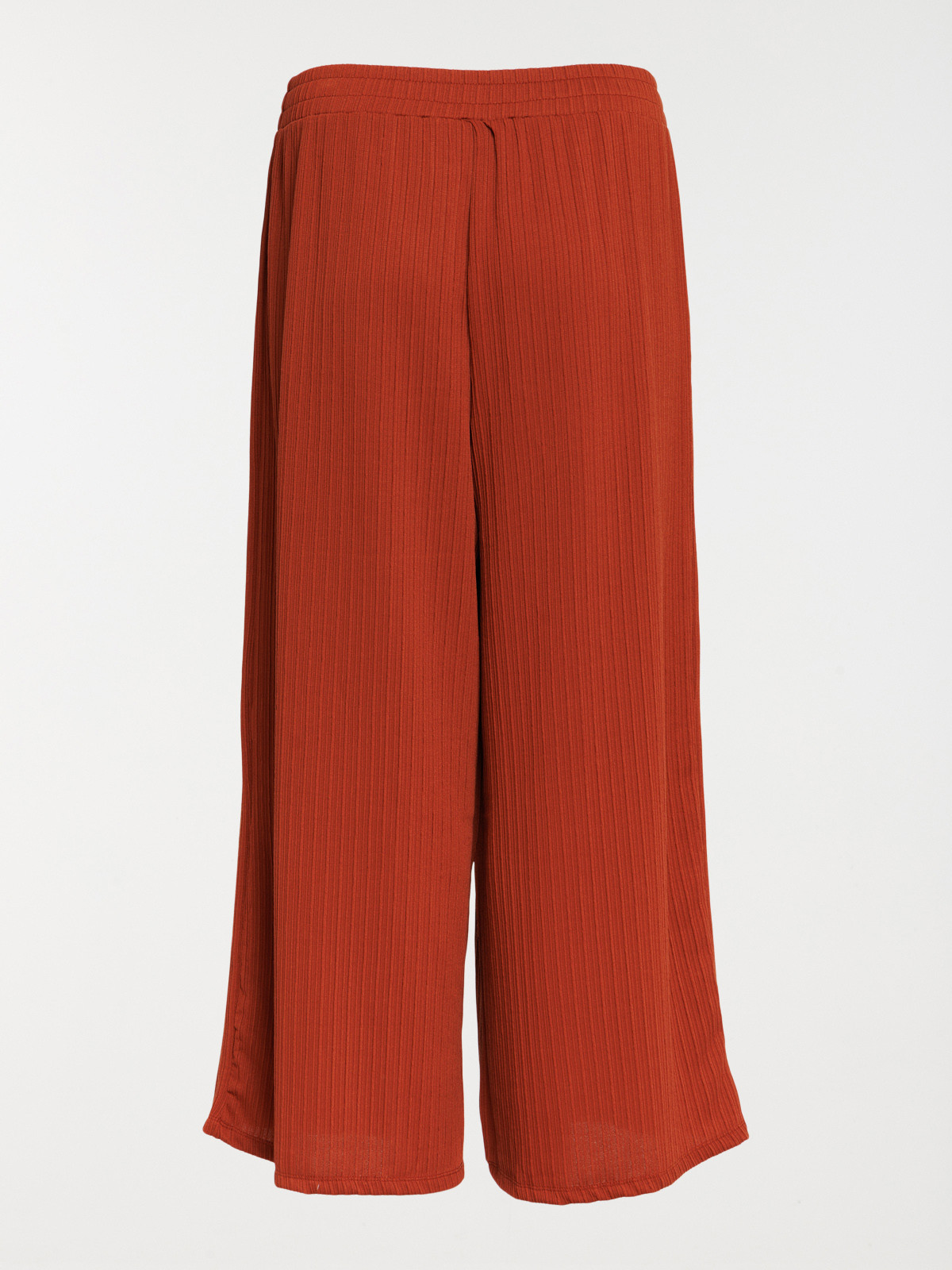 Pantalon large grande taille femme