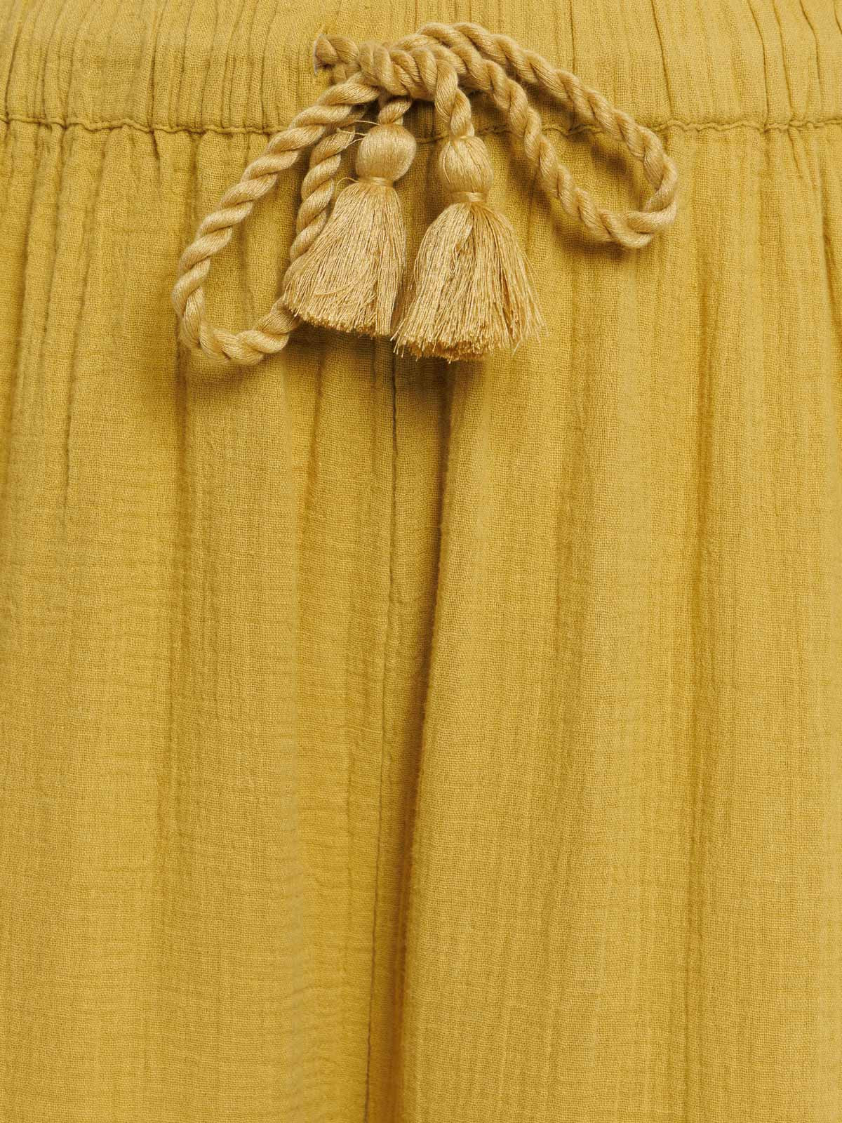 Pantalon gaze coton grande taille femme