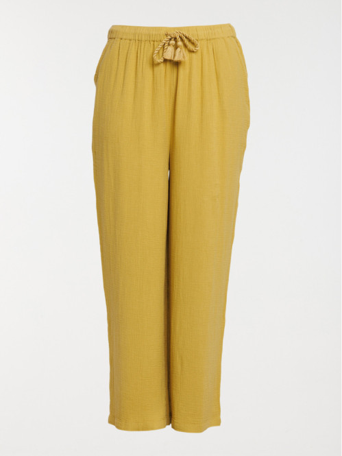 Pantalon gaze coton grande...