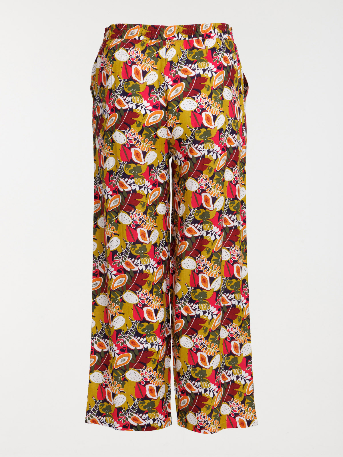 Pantalon large grande taille femme