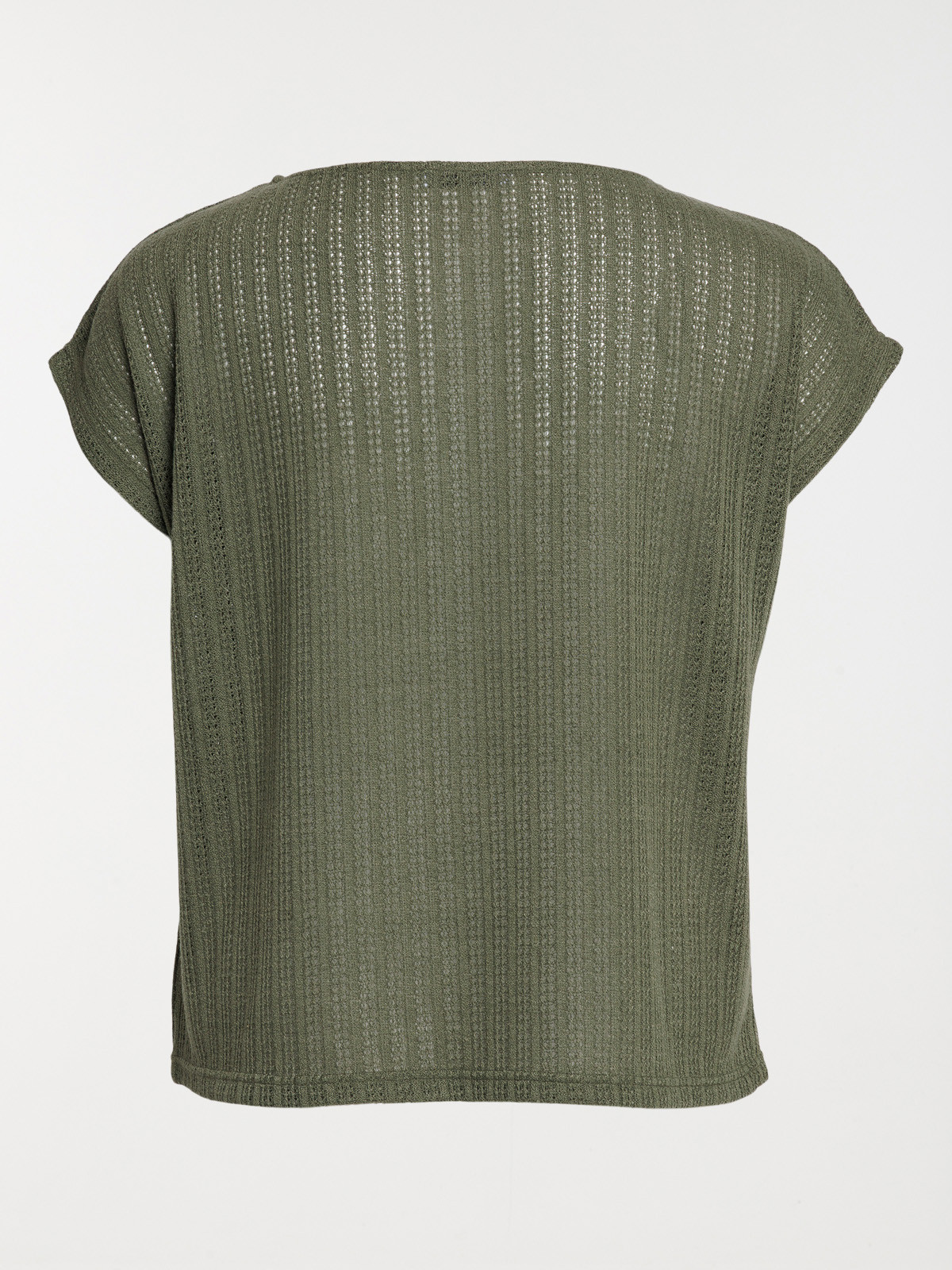 T-shirt maille grande taille femme