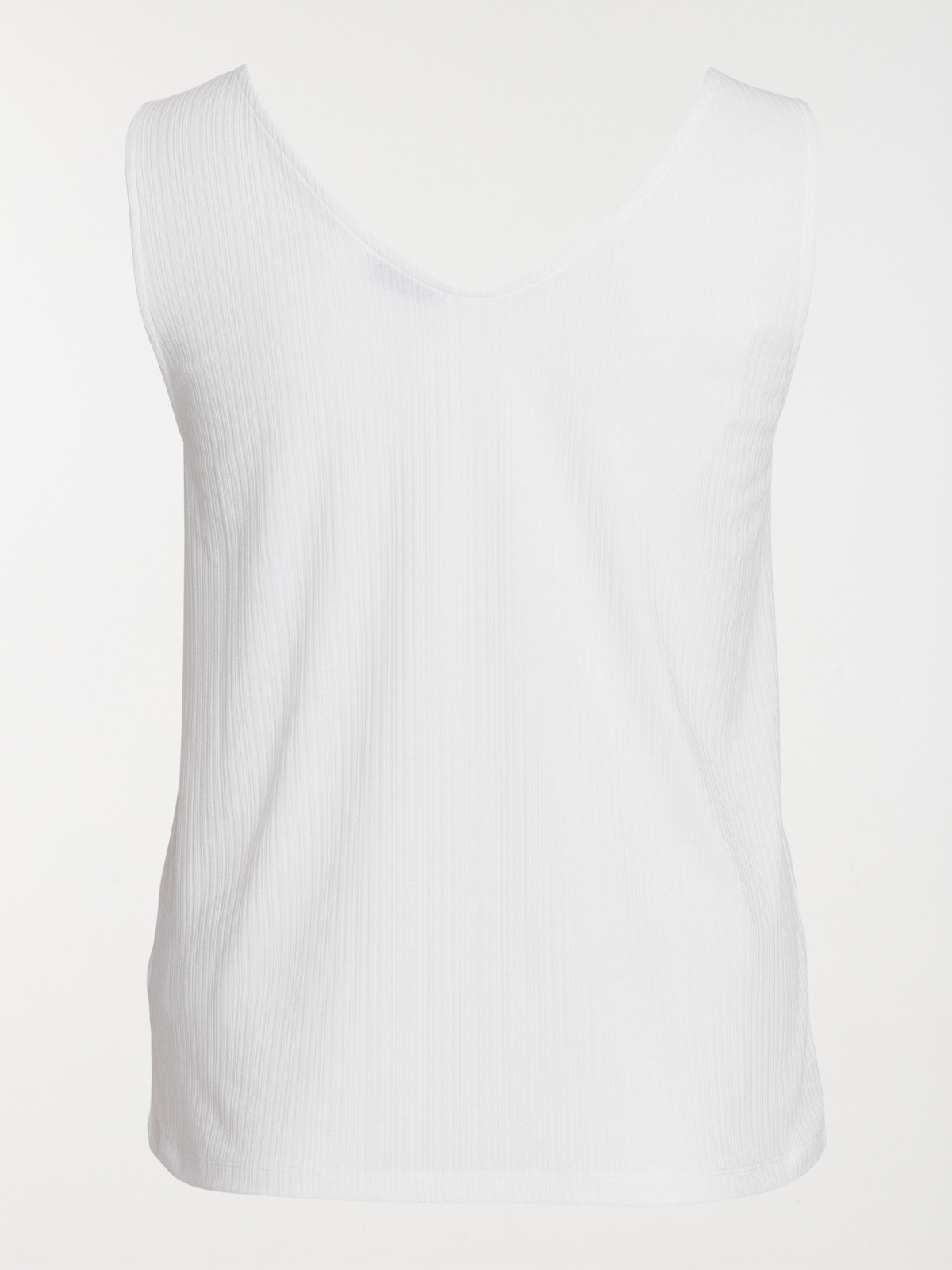 Débardeur écru grande taille femme