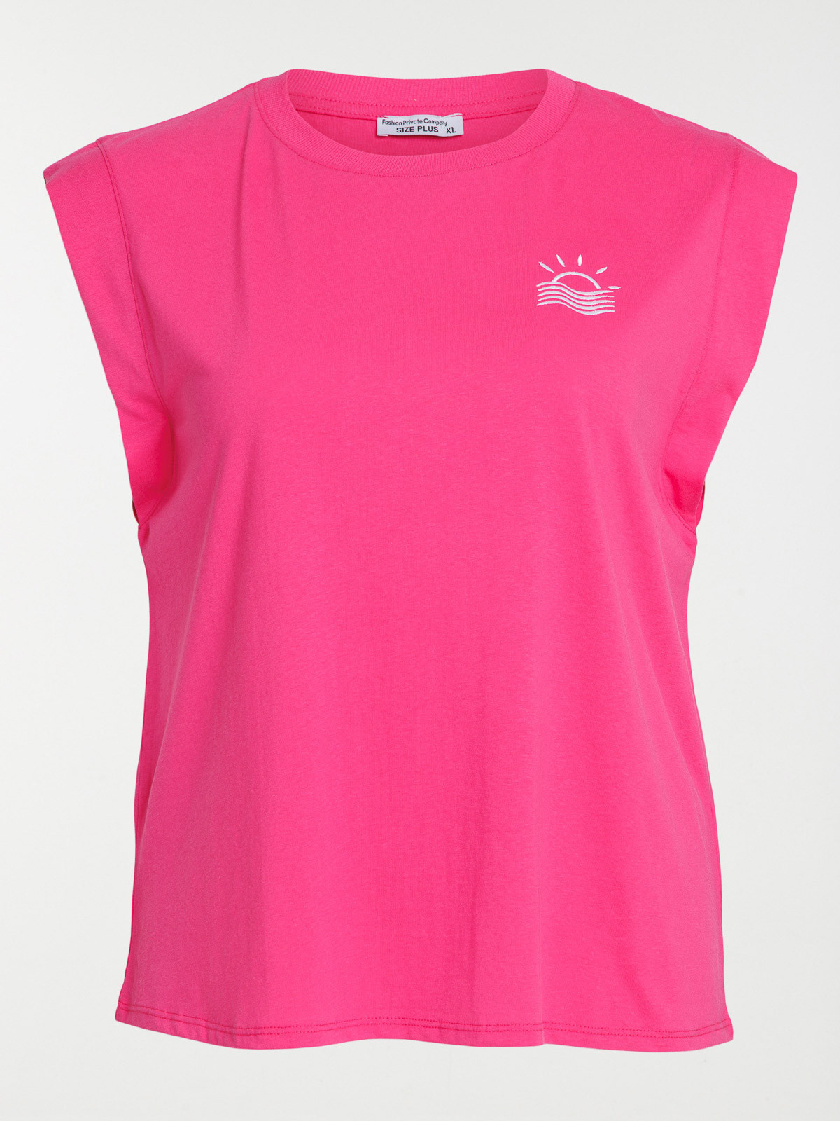 Débardeur magenta grande taille femme Débardeur magenta grande taille femme