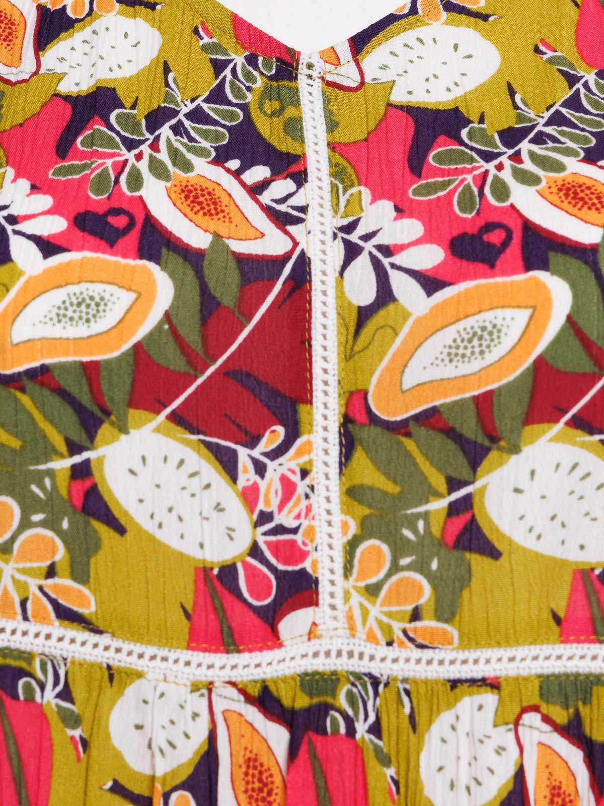 Blouse col V fleuri grande taille femme