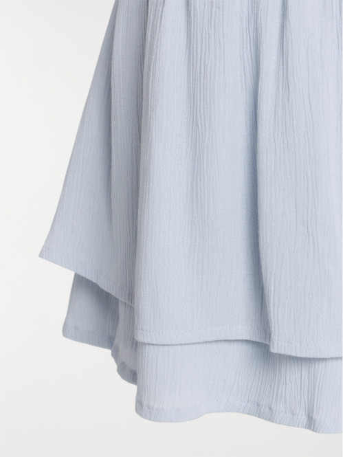 Jupe à volants unie fille...