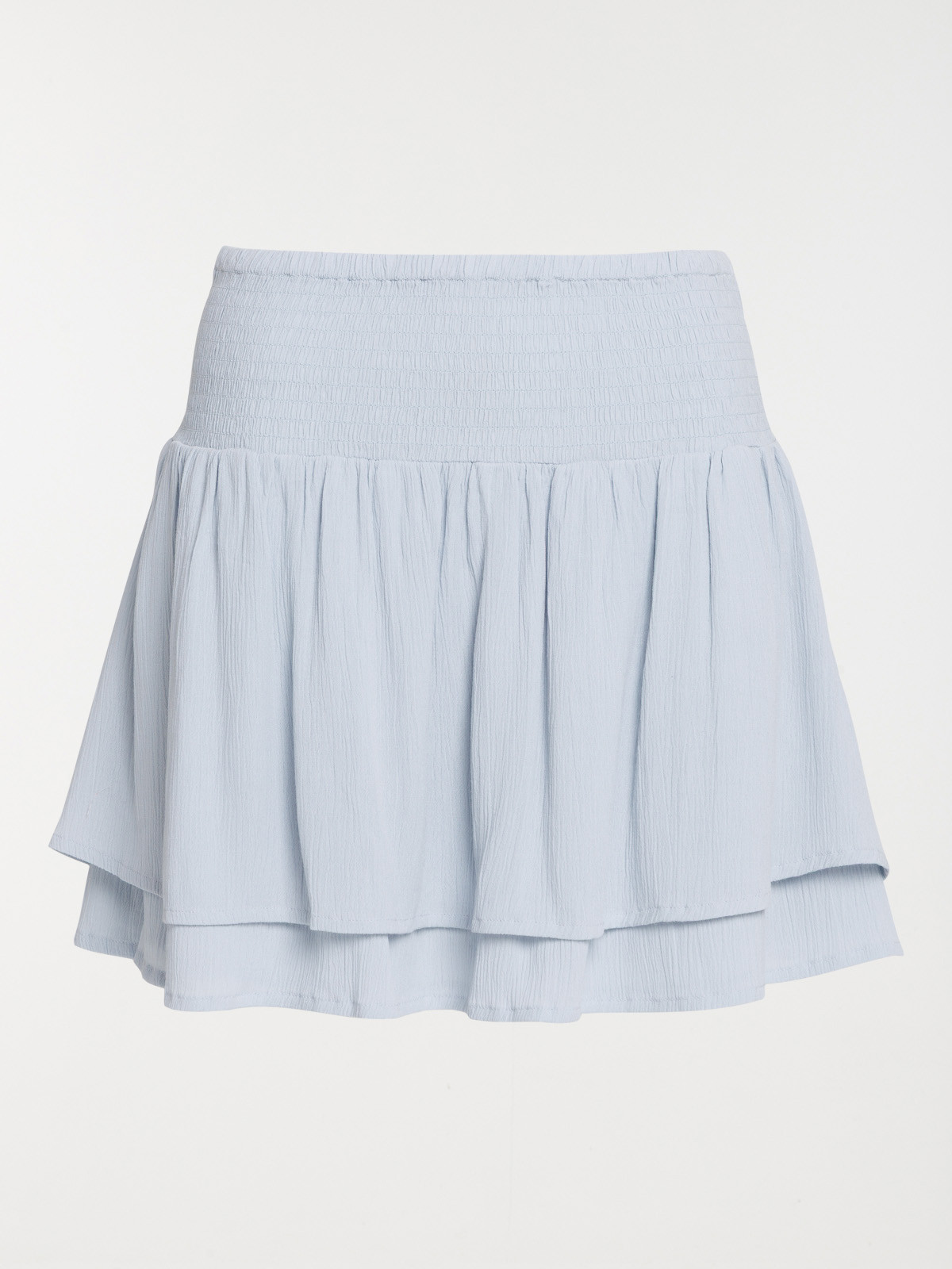 Jupe à volants unie fille (XXS-M)
