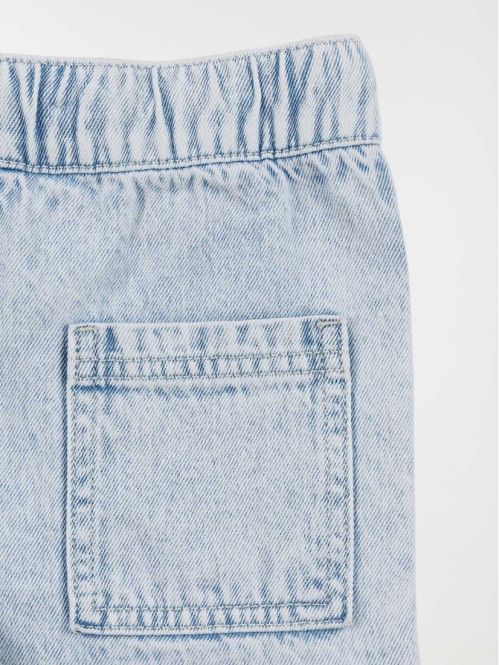 Bermuda jean élastiqué...