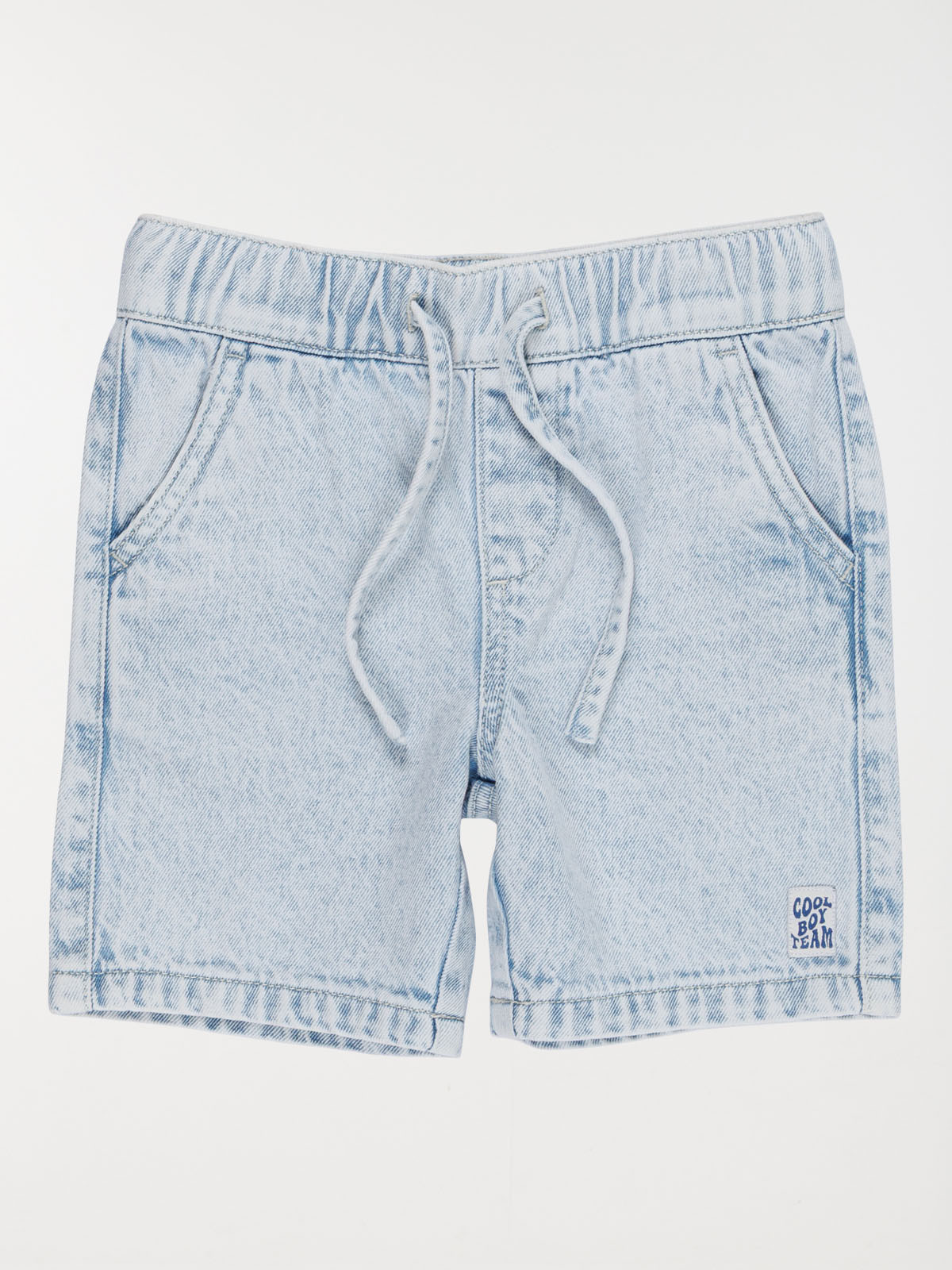 Bermuda jean élastiqué garçon (3-12A)