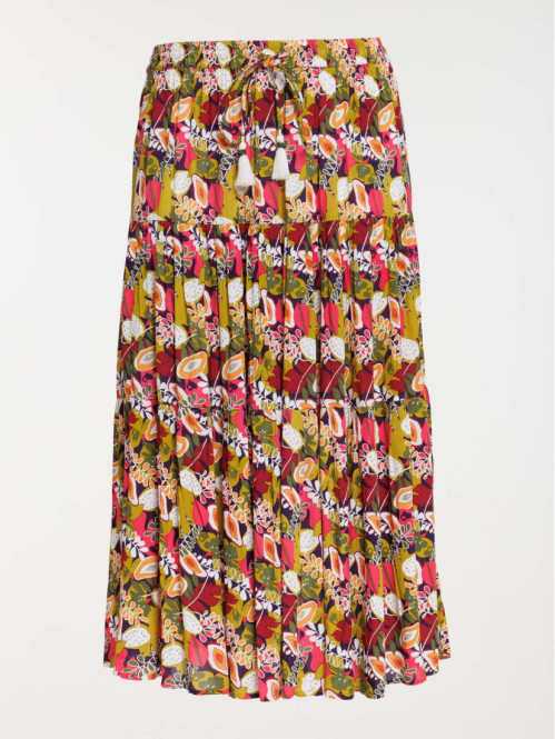 Jupe longue imprimée grande...