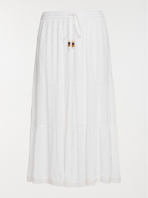 Jupe longue écru grande...