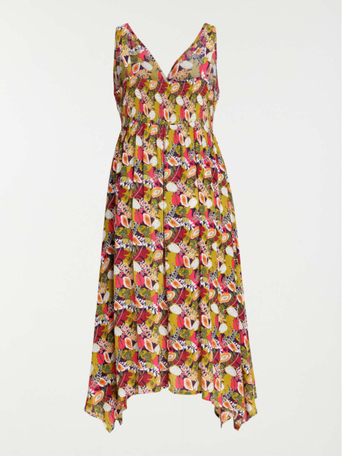 Robe longue motif grande...