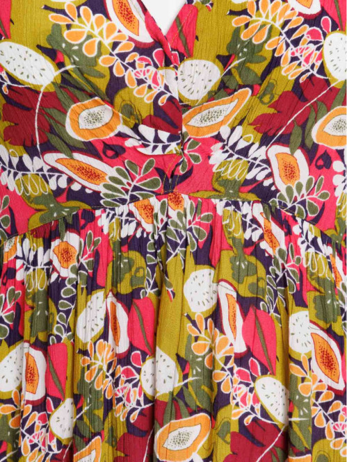 Robe longue motif grande...