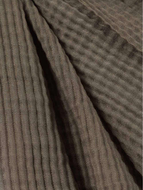 Foulard tilleul pompon femme