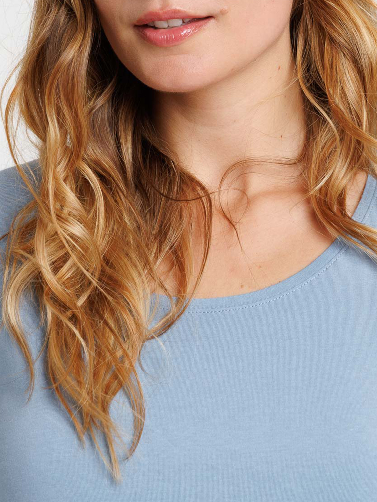 T-shirt denim stone femme