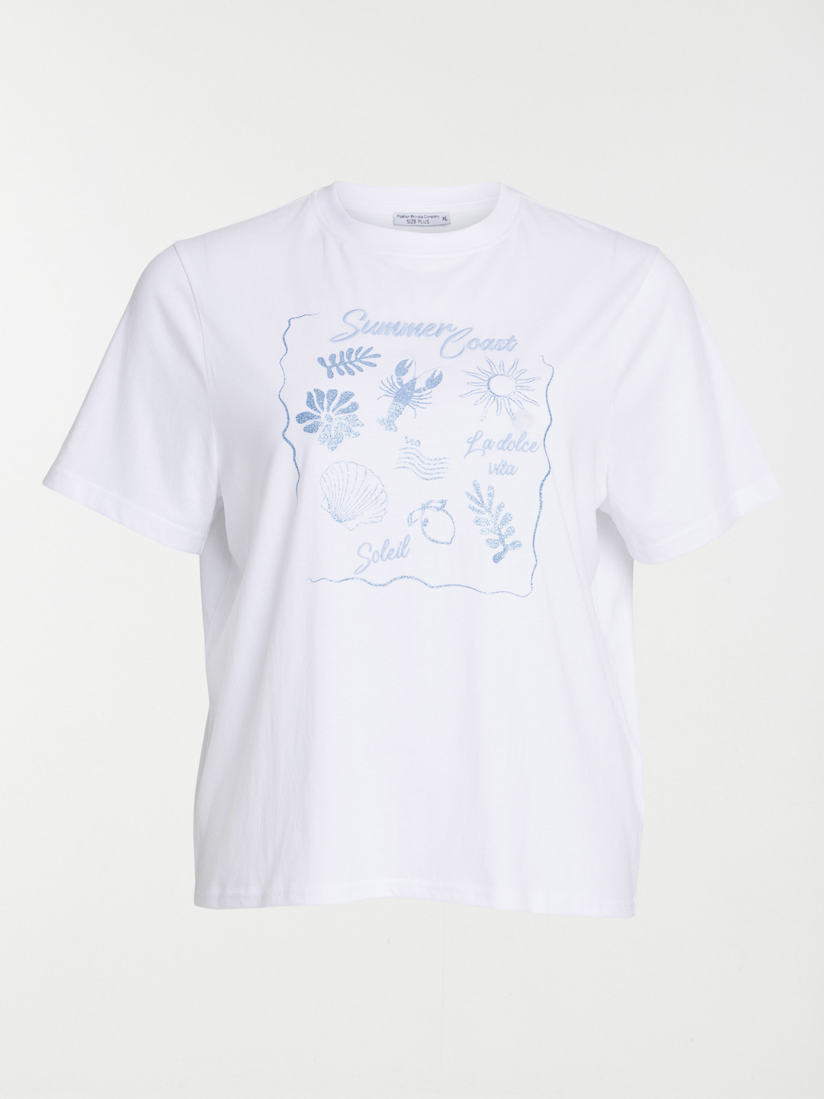 T-shirt motifs grande taille femme