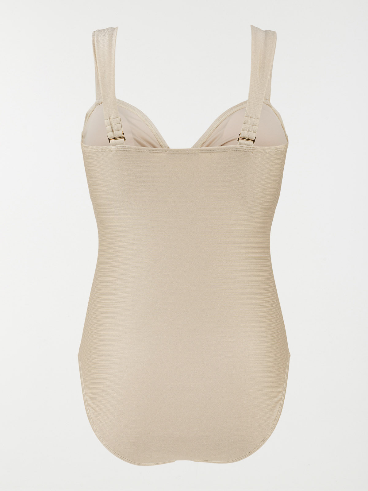 Maillot de bain 1 pièce doré femme