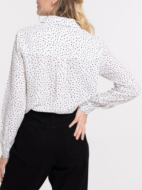 Chemise blanche motif...