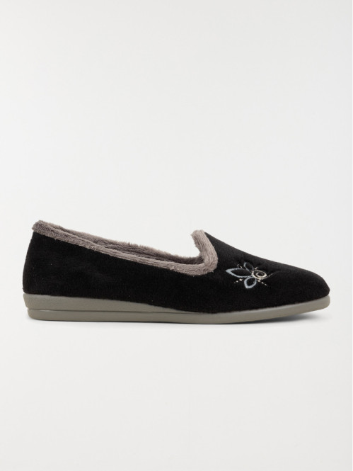 Chaussons noir femme (36-41)