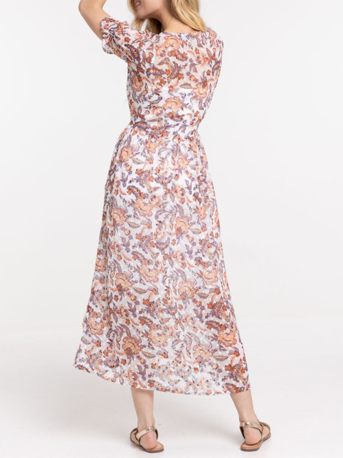 Robe longue imprimée...