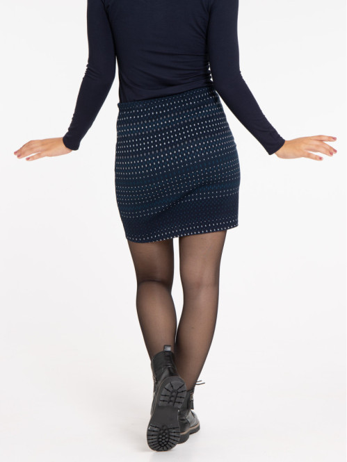 Jupe coupe droite maille...