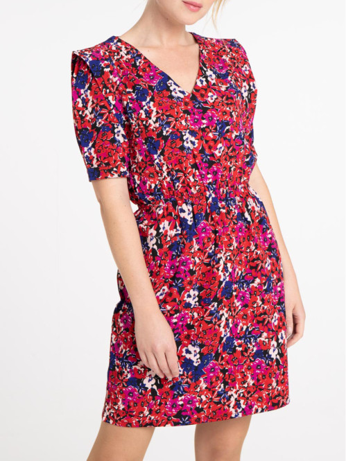 Robe imprimée fleuri femme