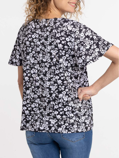 T-shirt imprimé manches...