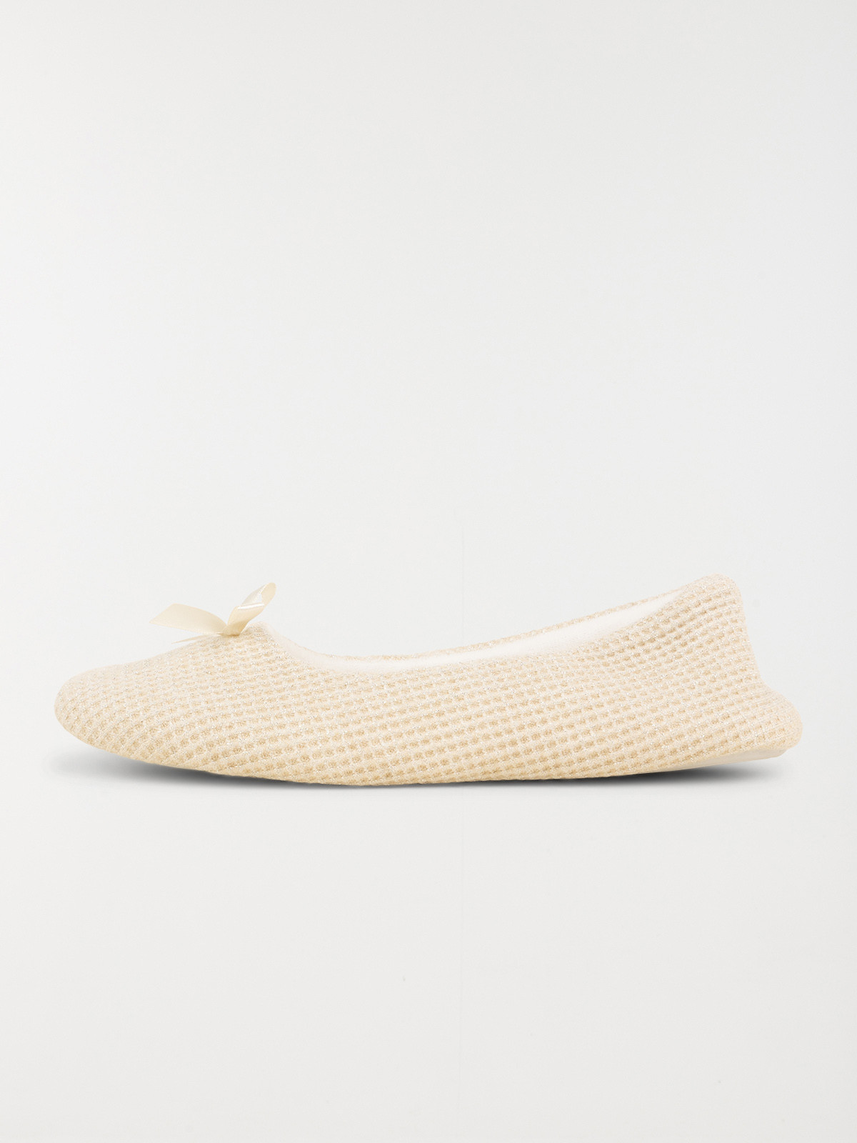 Chausson ballerine beige femme (36-41) Chausson ballerine beige femme (36-41)