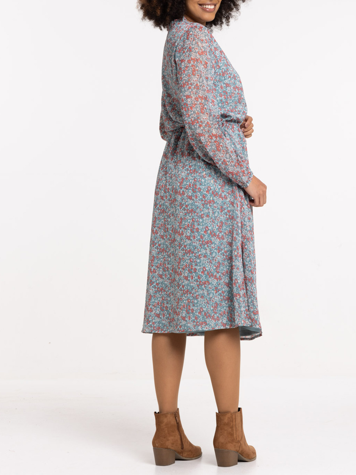 Robe longue fleurie femme