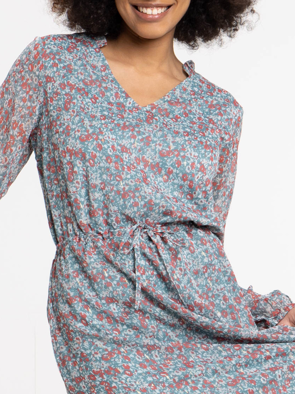 Robe longue fleurie femme