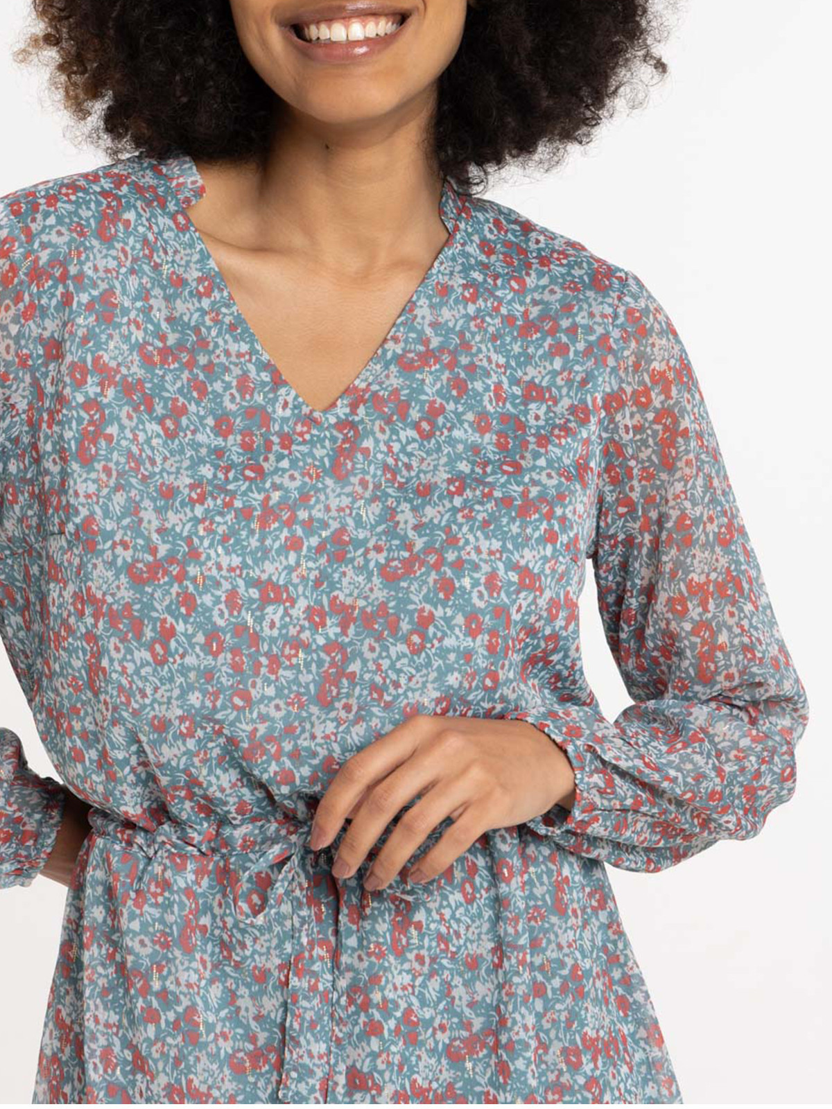 Robe longue fleurie femme