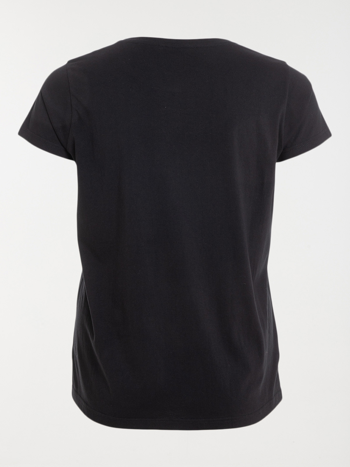 T-shirt col rond grande taille femme