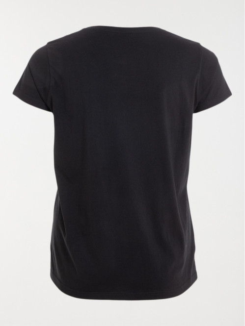 T-shirt col rond grande...