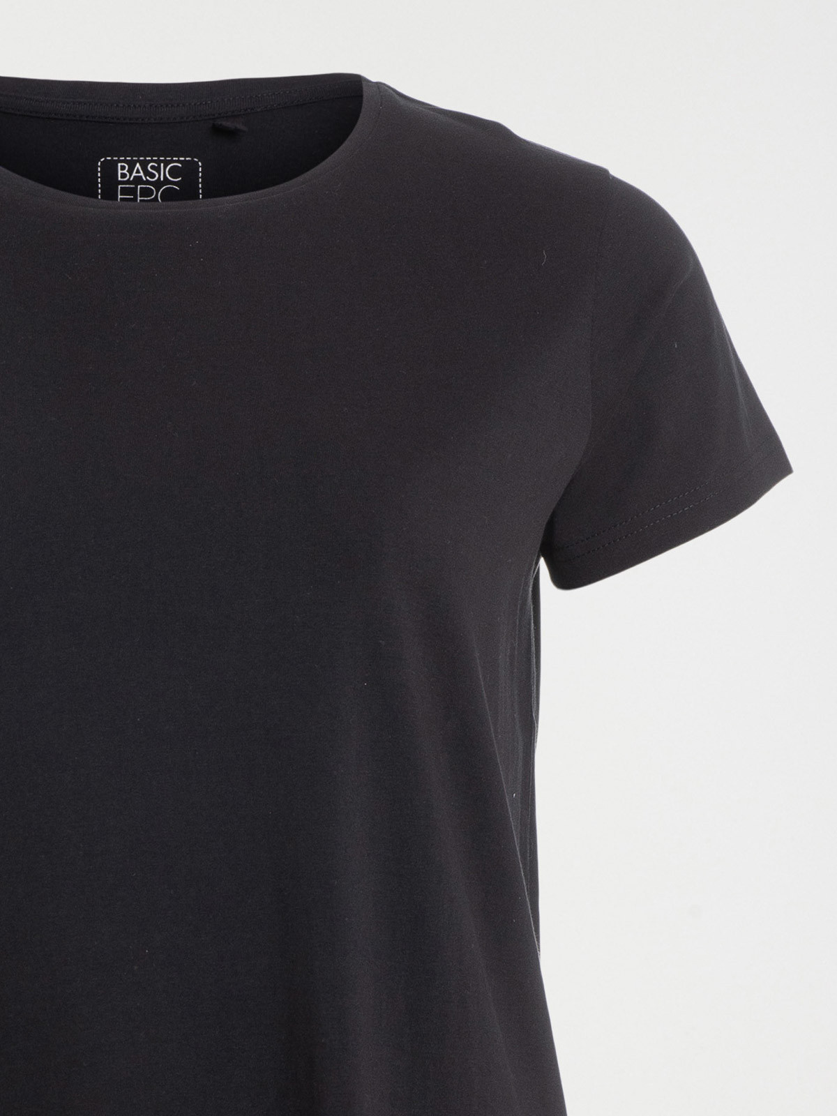 T-shirt col rond grande taille femme