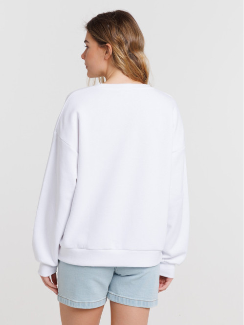 Sweat Hello Kitty blanc femme