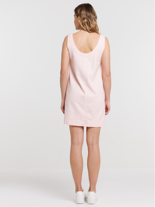 Robe courte retro pink femme