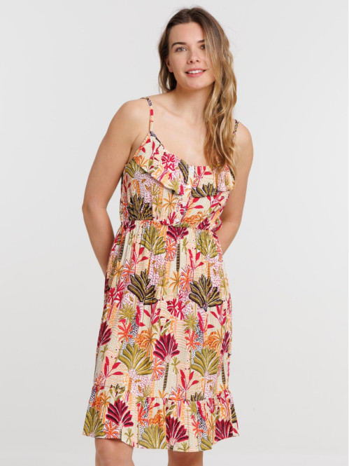 Robe courte femme motif...