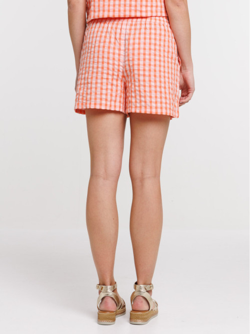 Short corail imprimé vichy...