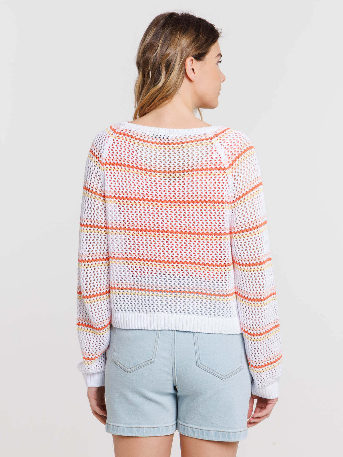 Gilet multicolore boutonné femme