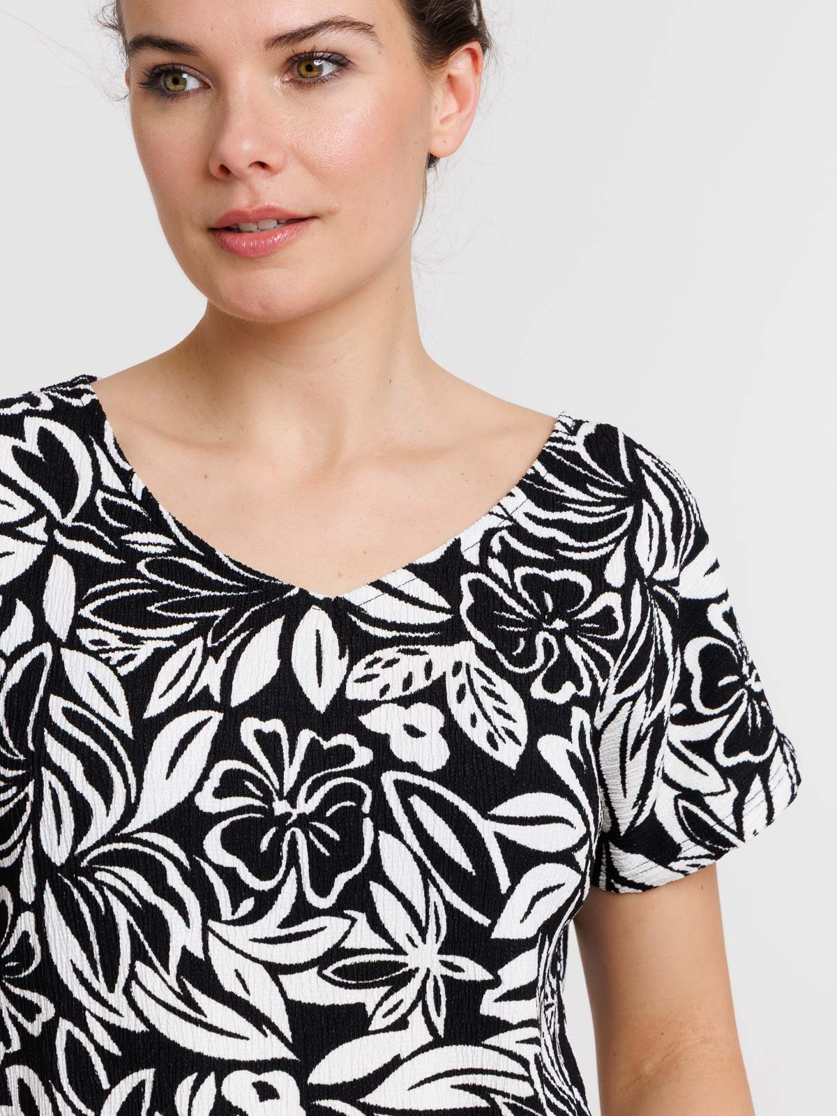 T-shirt femme motif floral T-shirt femme motif floral