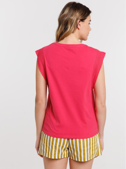 T-shirt manches courtes...