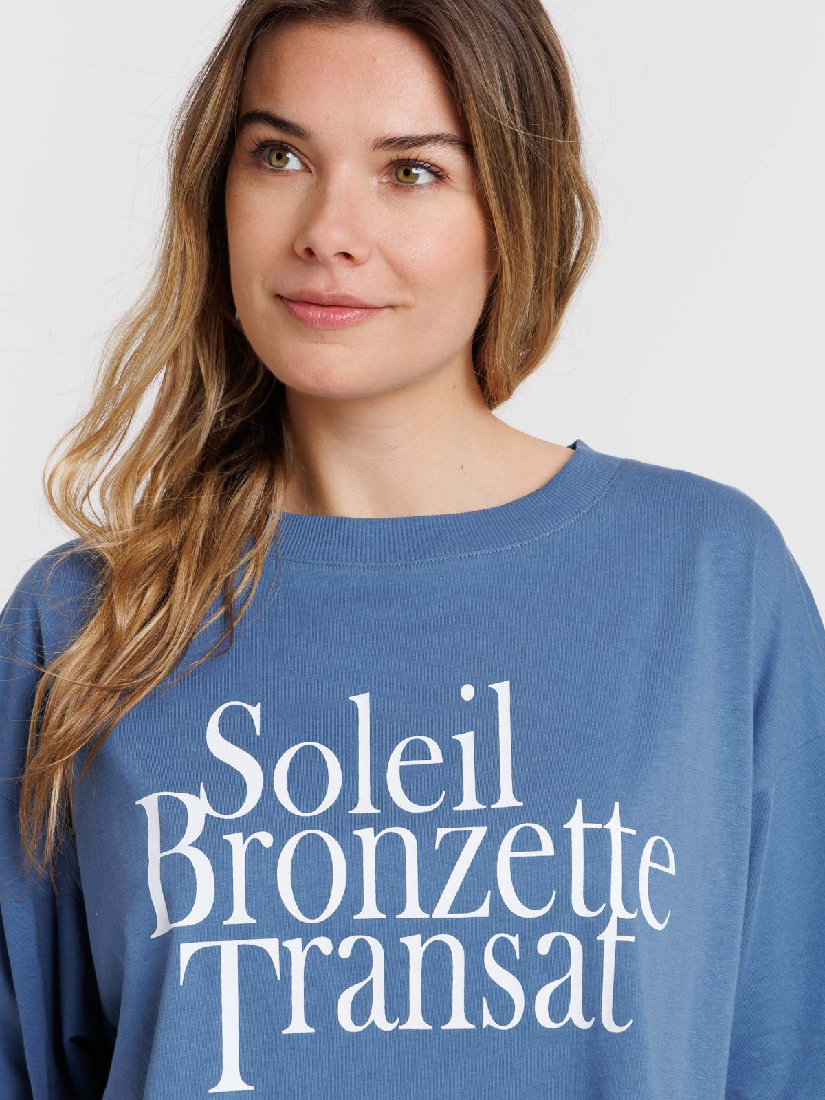 T-shirt soleil bronzette transat femme
