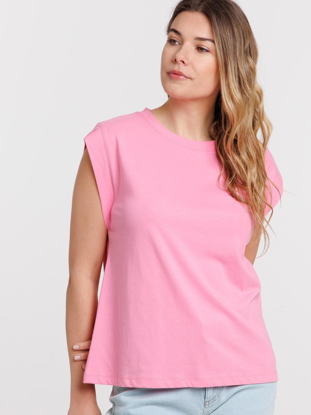 Debardeur femme coloris bubble pink