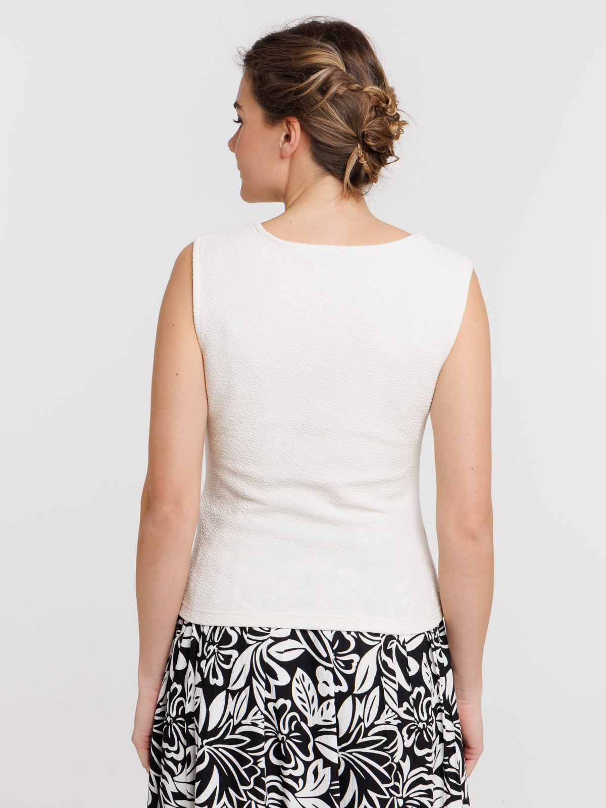 Débardeur col carré femme