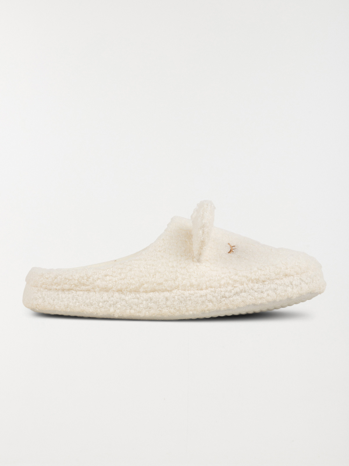 Chaussons blancs souris femme (36-41)