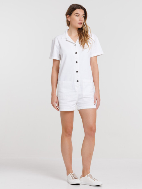 Combinaison courte blanche...